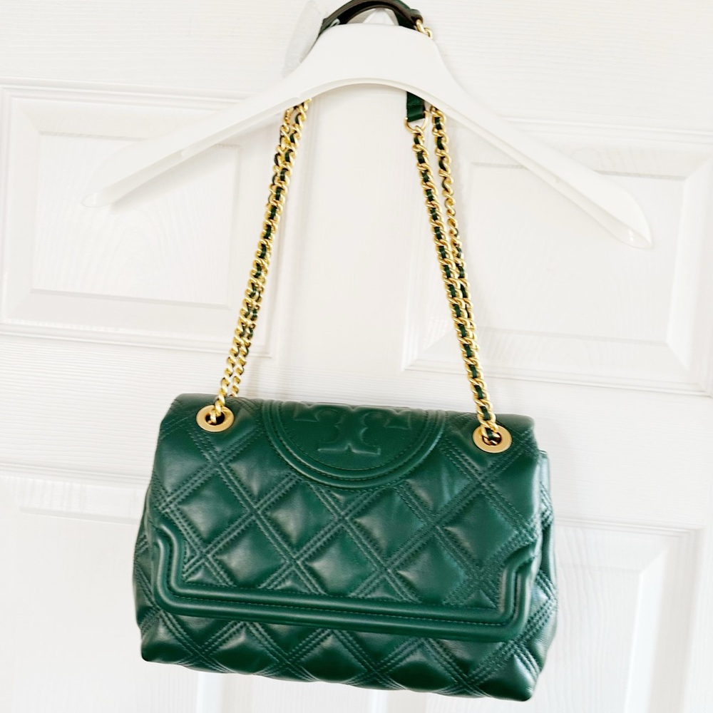 Tory Burch Fleming Soft Convertible Shoulder Bag Norwood - Picture 8 of 10